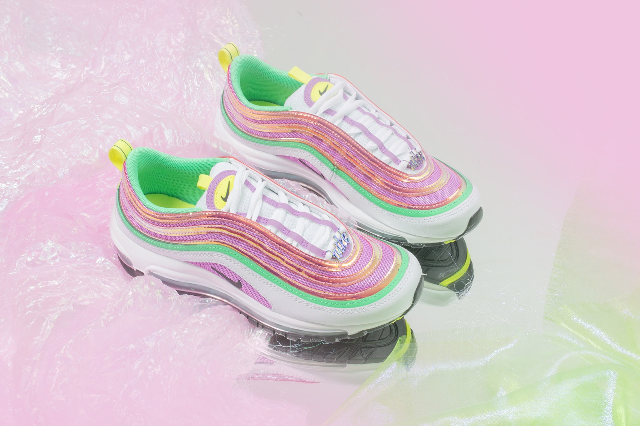 Air max 97 glitter pink on sale ราคา